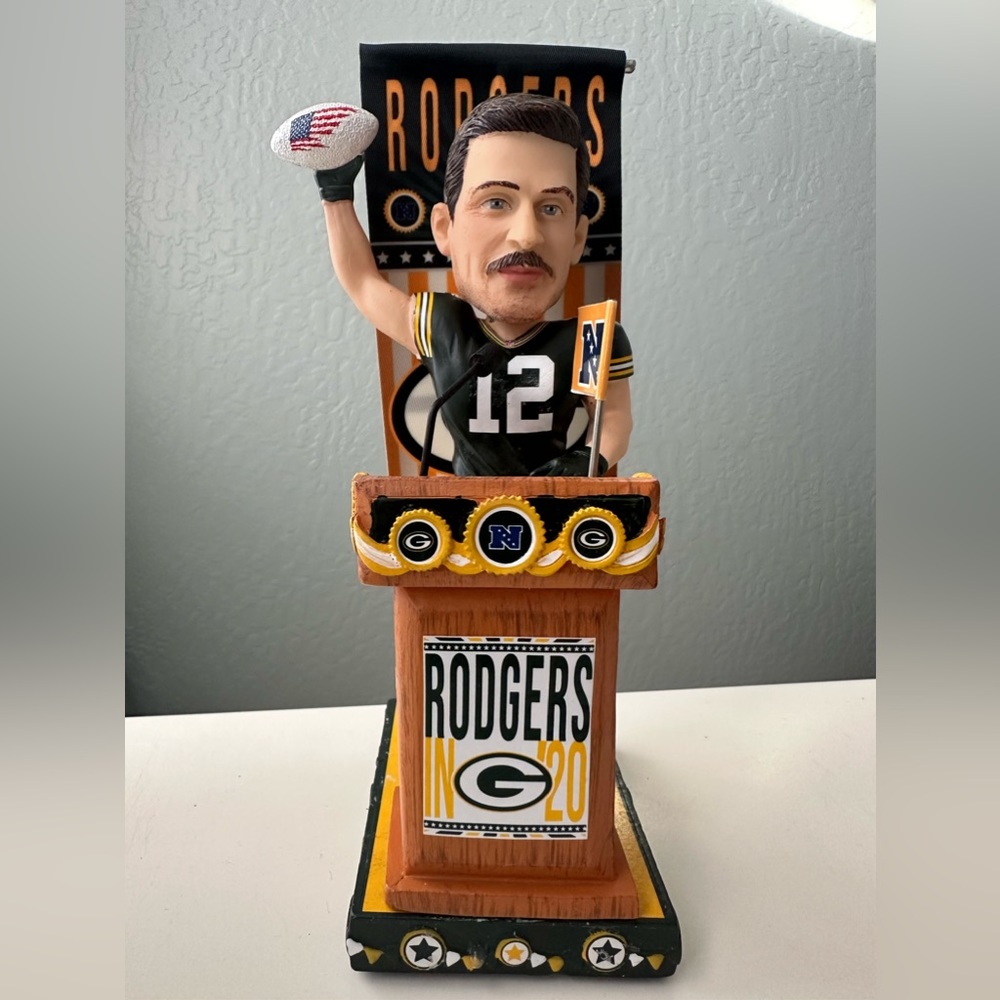Aaron Rodgers Packers 2020 MVP Bobble Head